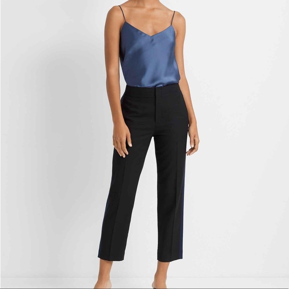 Club Monaco Pants - Club Monaco Black Multi Ryanne Colorblock Pant